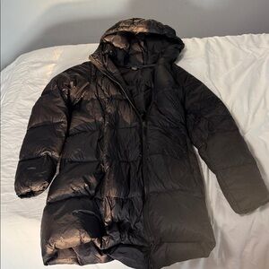 Eddie Bauer Women's Black Long Puffer Coat